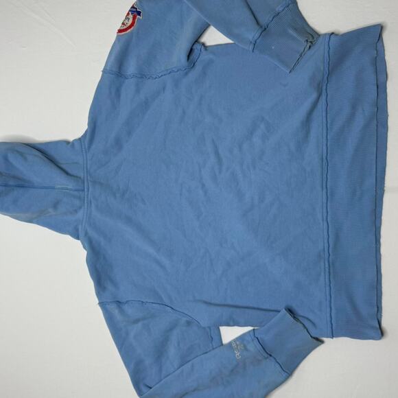 Vintage Reebok NFL Houston Oilers Hoodie Large Blue Pullover - Picture 3 of 8